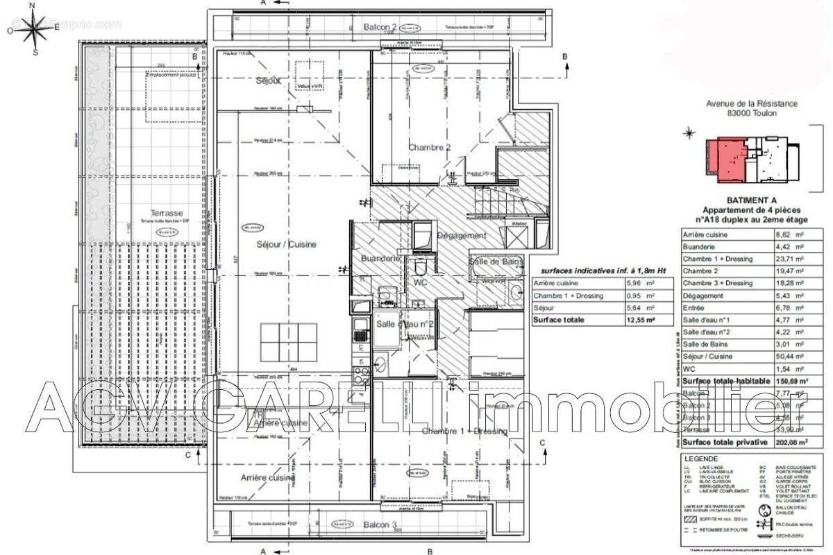 Appartement à TOULON