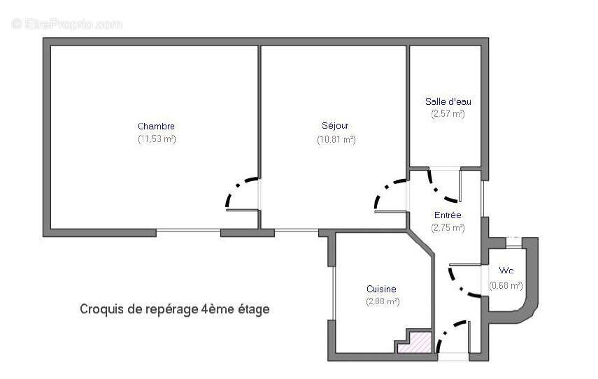 Appartement à PARIS-18E