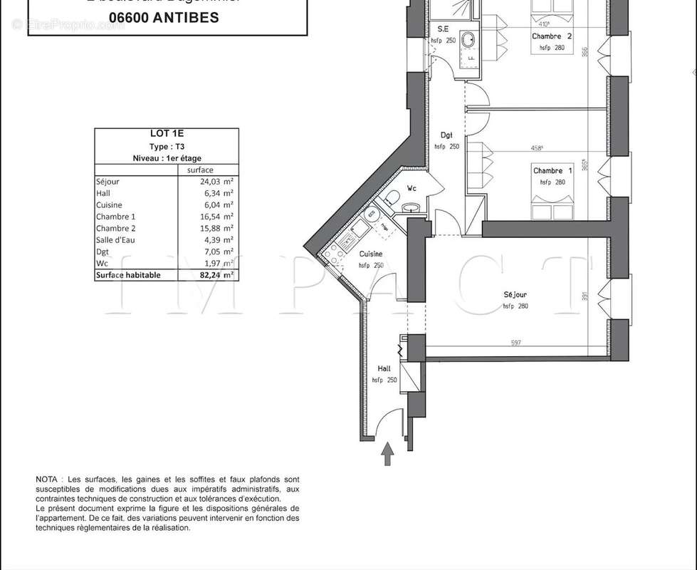 Appartement à ANTIBES