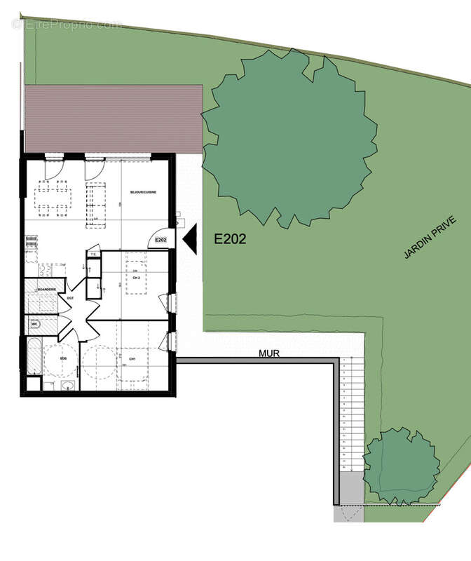 Appartement à LA TOUR-DE-SALVAGNY