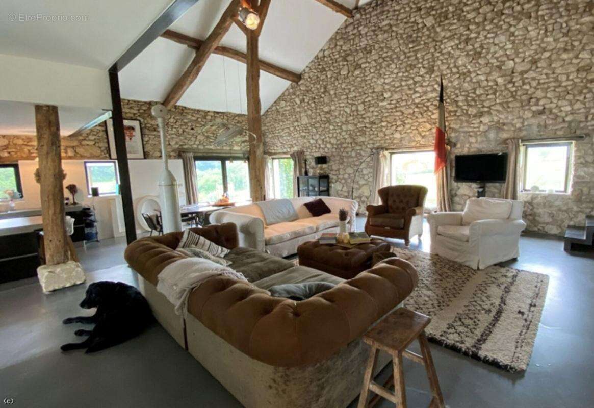 Grange convertie en loft avec maison d'amis, piscine chauffée et dépendances - photo 3