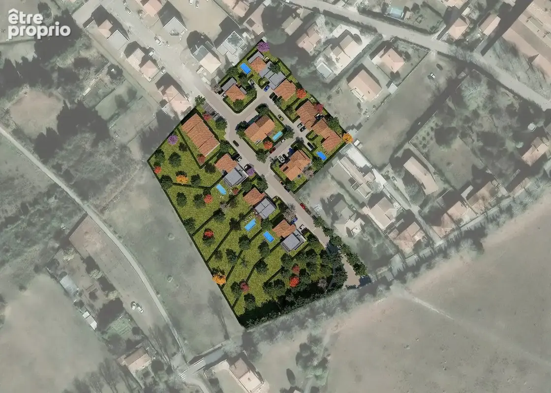 Theza - terrain a batir - 3 faces 1223 m² - a 5 min de perpignan - photo 6