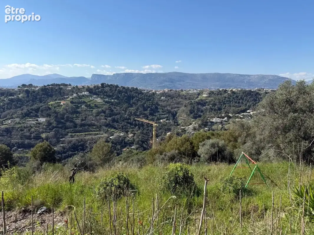 Terrain constructible vue panoramique saint pierre de Féric à Nice - photo 3