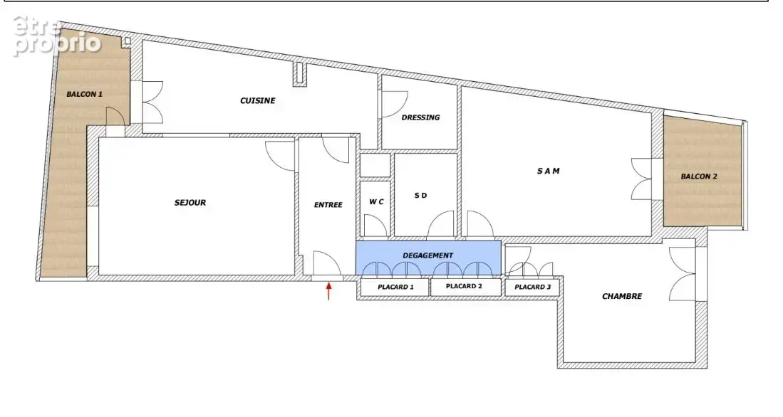 Nice – l’ariane / avenue du général olry – 3 pièces 75 m² – terrasses – garage - photo 9