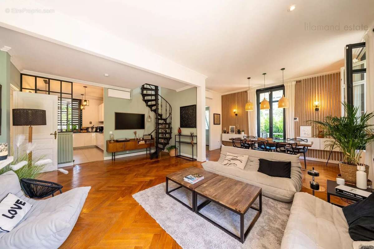 Le cannet - limite cannes - grande maison familiale renovee avec piscine - photo 8