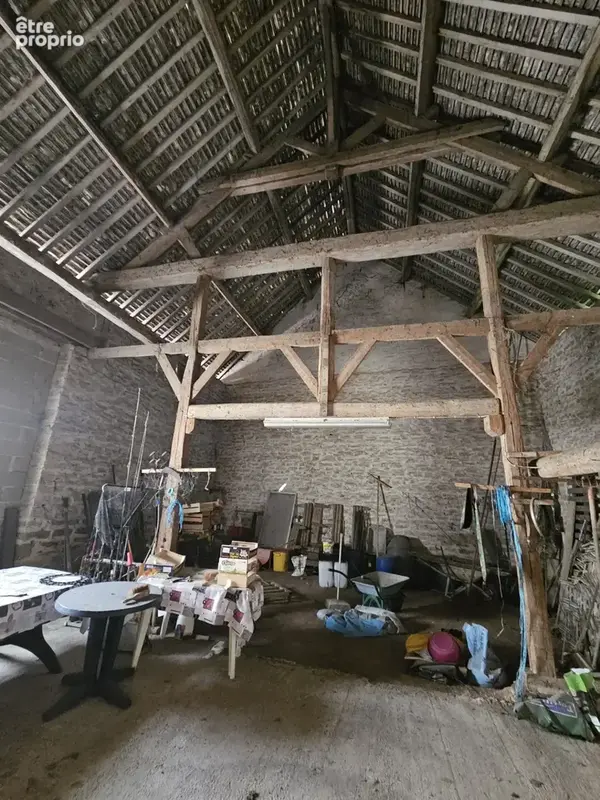 Axe Verdun Beaune Chalon - maison de village avec grange en pierre - photo 21