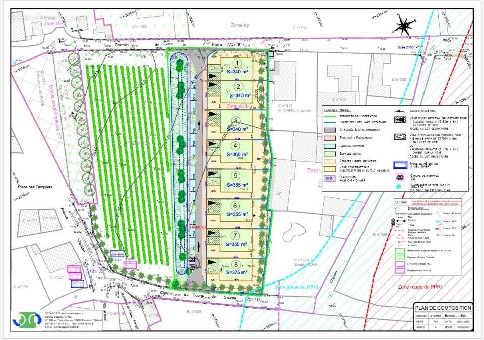 Terrain à LEZIGNAN-LA-CEBE