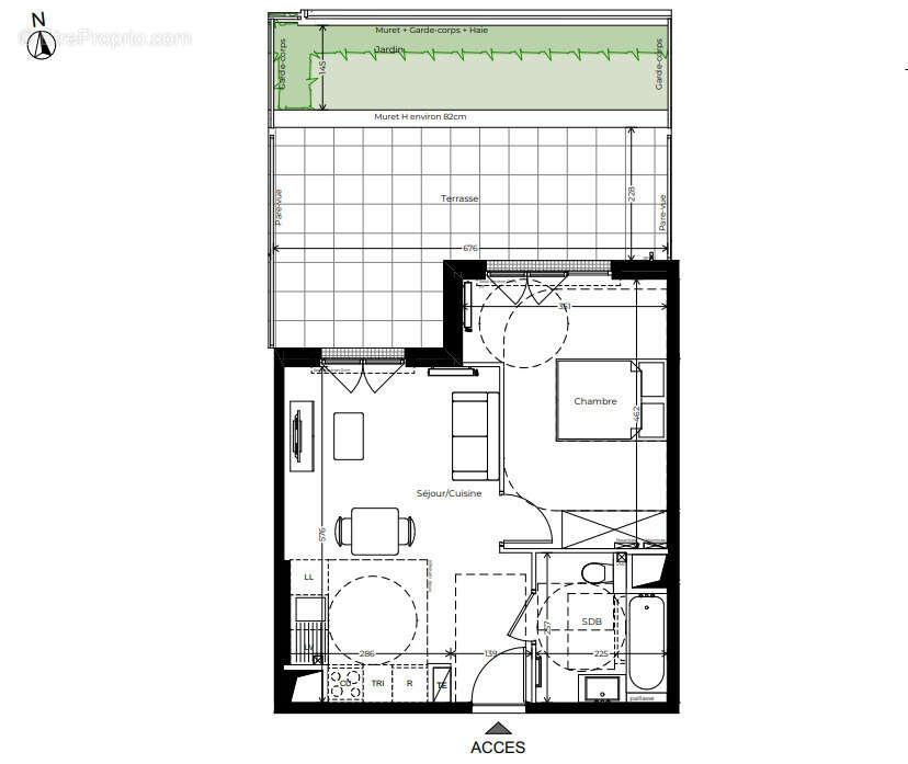 Appartement à LE PLESSIS-ROBINSON