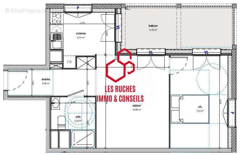 Appartement à BUSSY-SAINT-GEORGES
