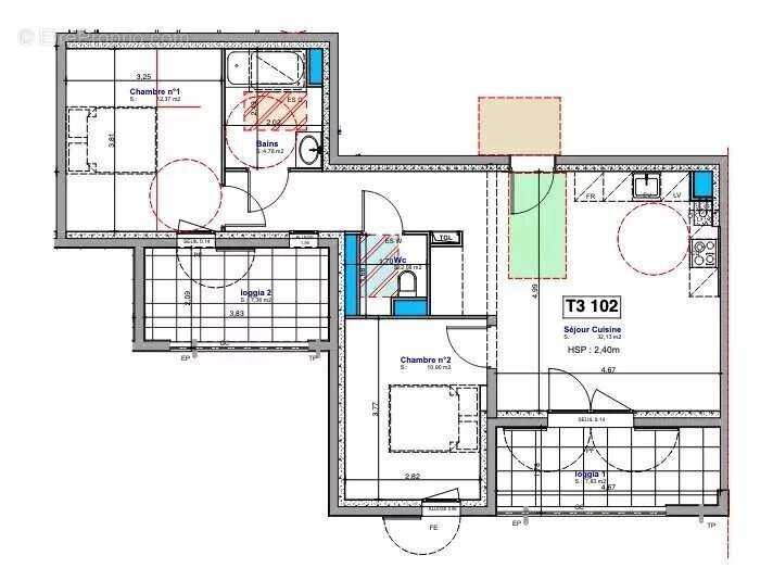 Appartement à ROGNES