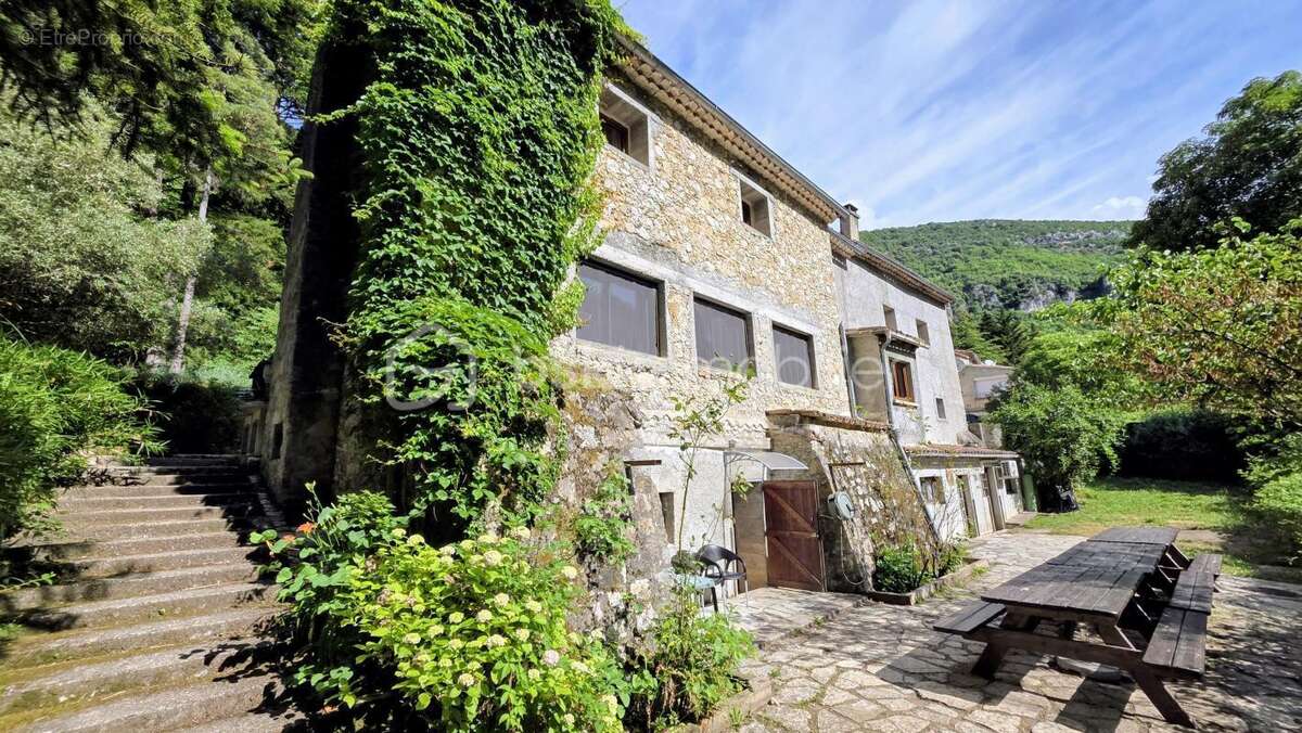 Rare les cevennes vente gites de charme sur les rives de la vis gornies 331m2 sur 1100m2 terrain - photo 3