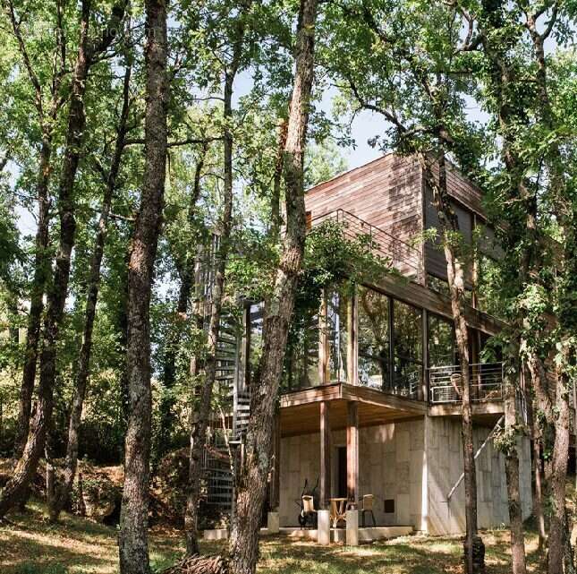 Auch property for sale Gers architect house eco home southwest France modern house with pool panoramic views Pyrenees contemporary design award winning architecture woodland - Maison à AUCH