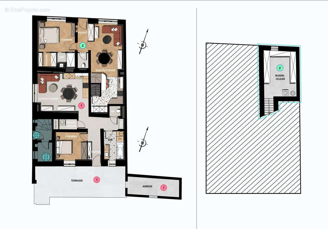 Appartement à ENNERY