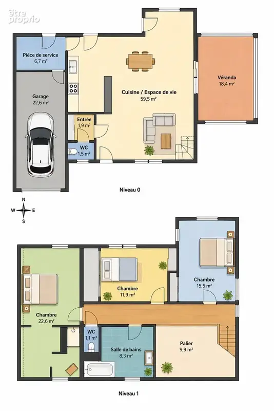 Romans belle villa de 136 m2au calme - photo 14