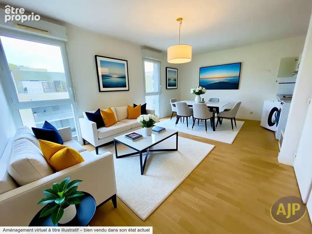 Appartement Nantes 2 pièce(s) 43.49 m2 - photo 2