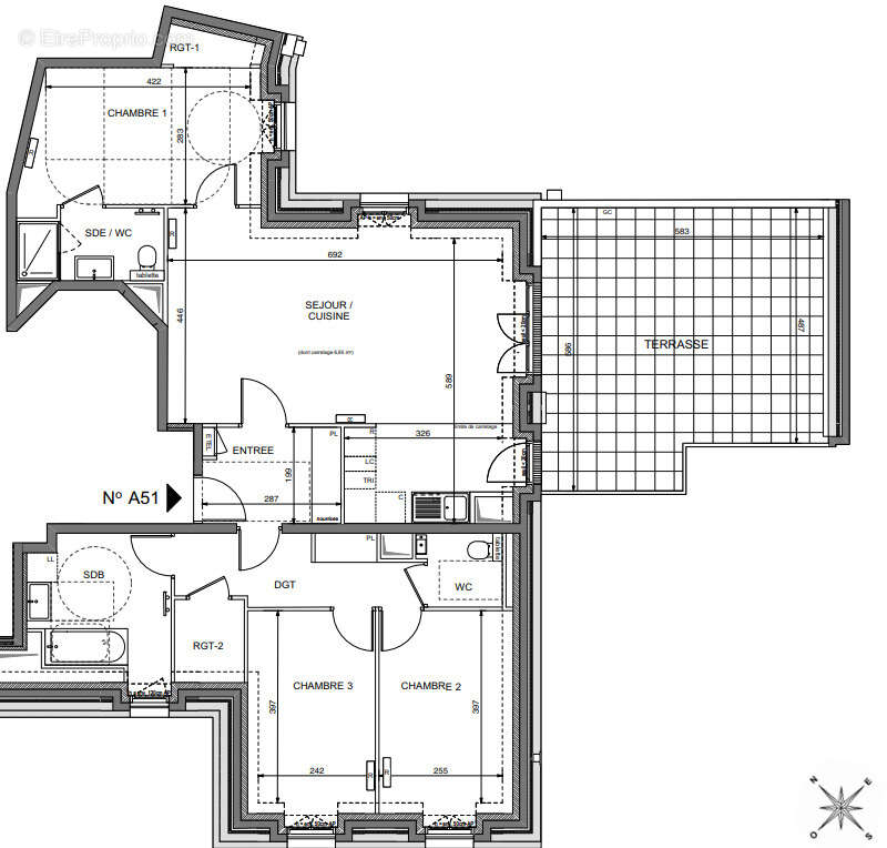 Appartement à LE PLESSIS-ROBINSON