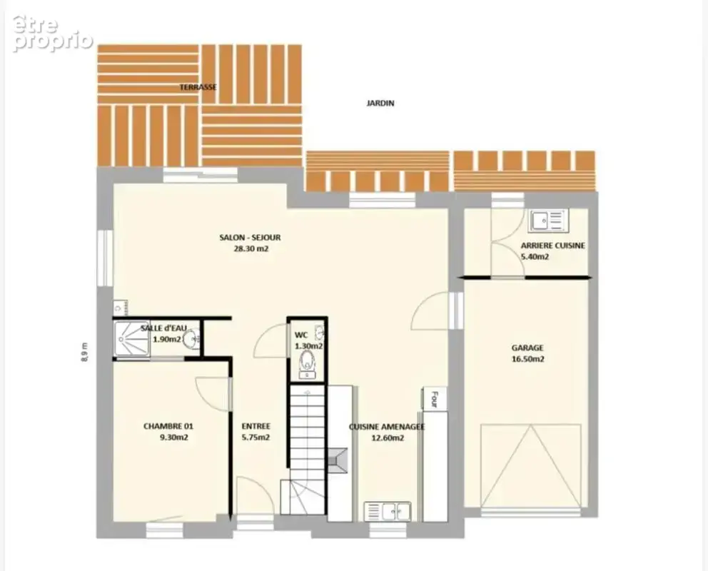 Maison 6 pièces 109 m² à vendre à Thorigne-Fouillard (35235) - photo 9