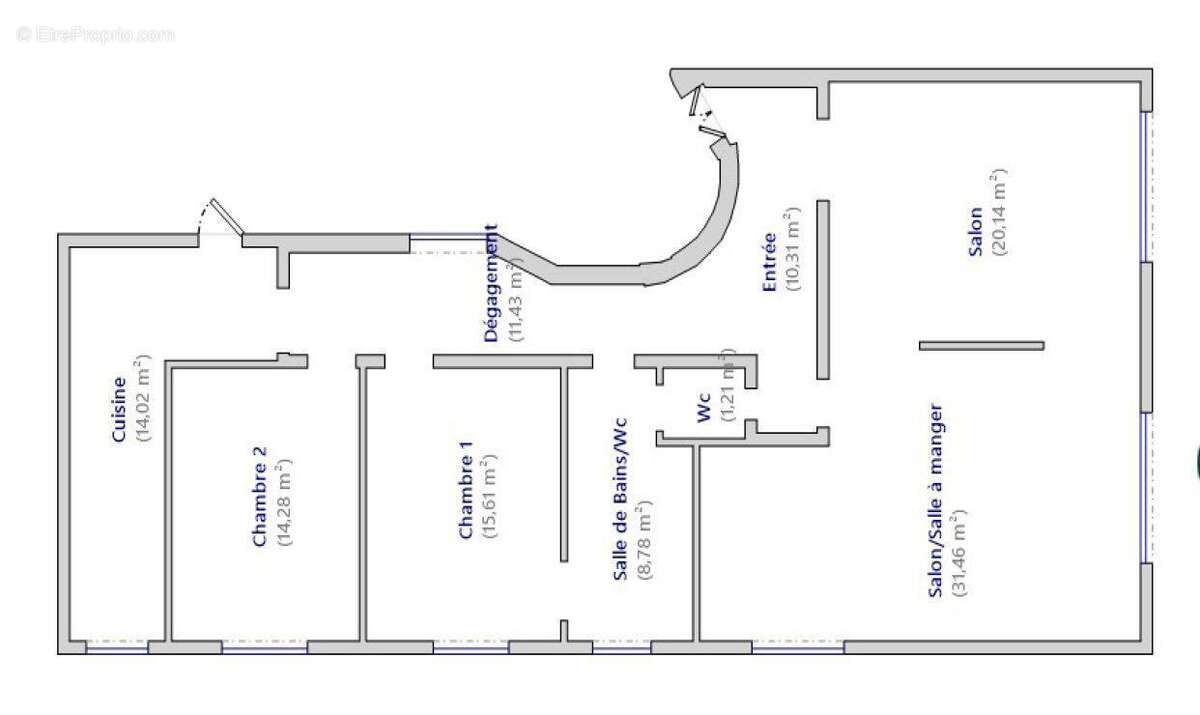 Appartement à PARIS-16E