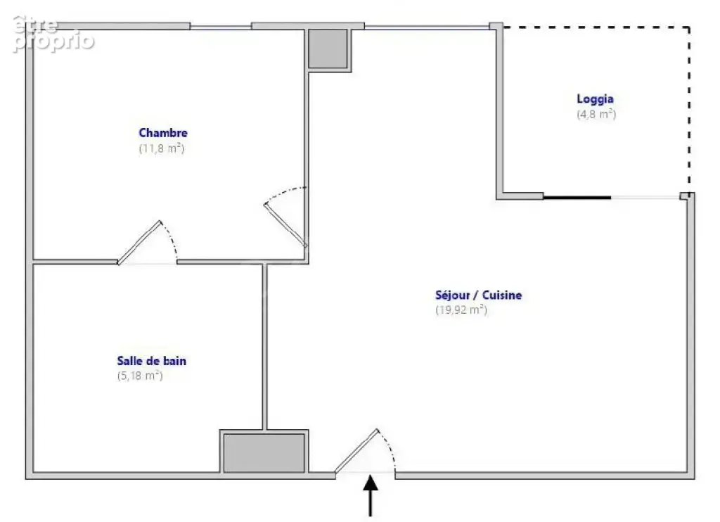 Métro Cuire -T2 37m² avec balcon - cave - garage en option - photo 8