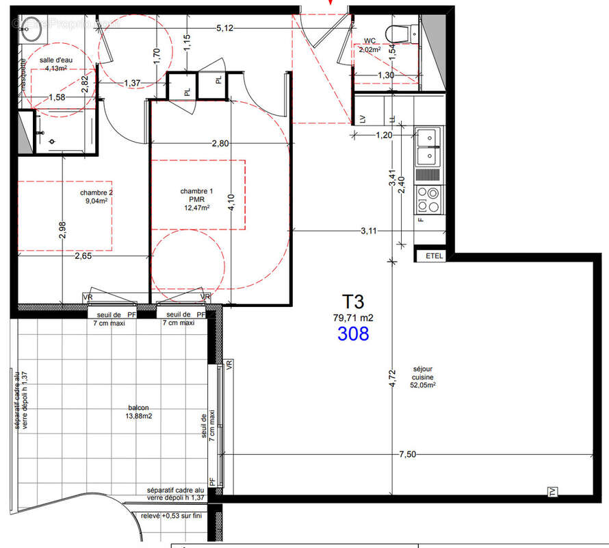 Appartement T3 - Agde - photo 3