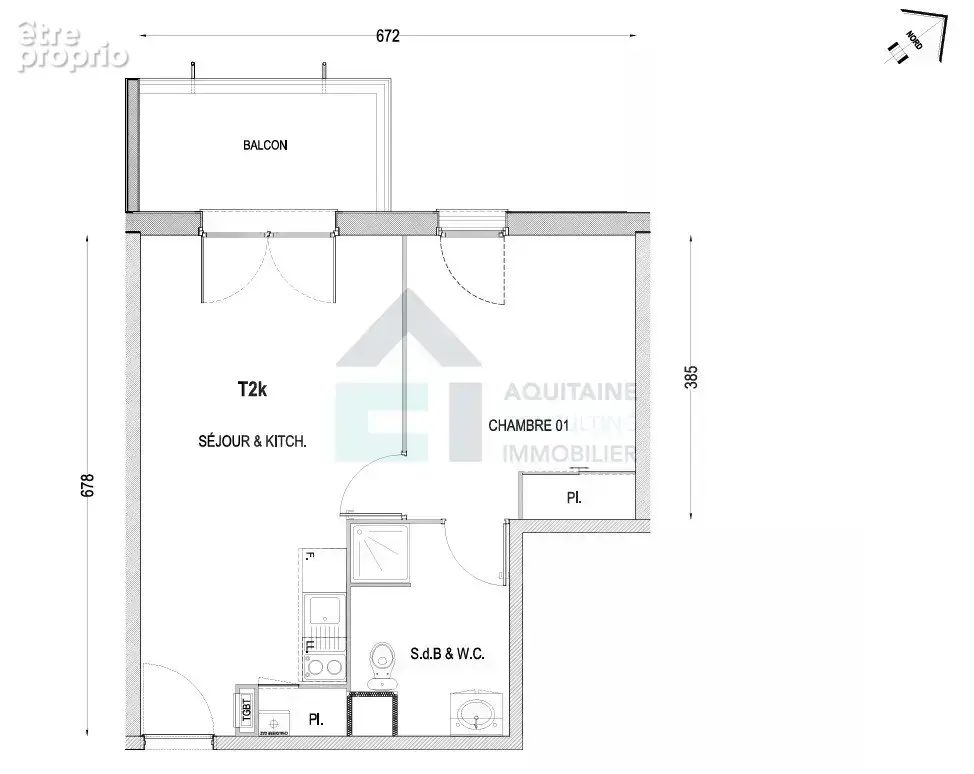 Photo Appartement à Ambes au prix de 72 000€