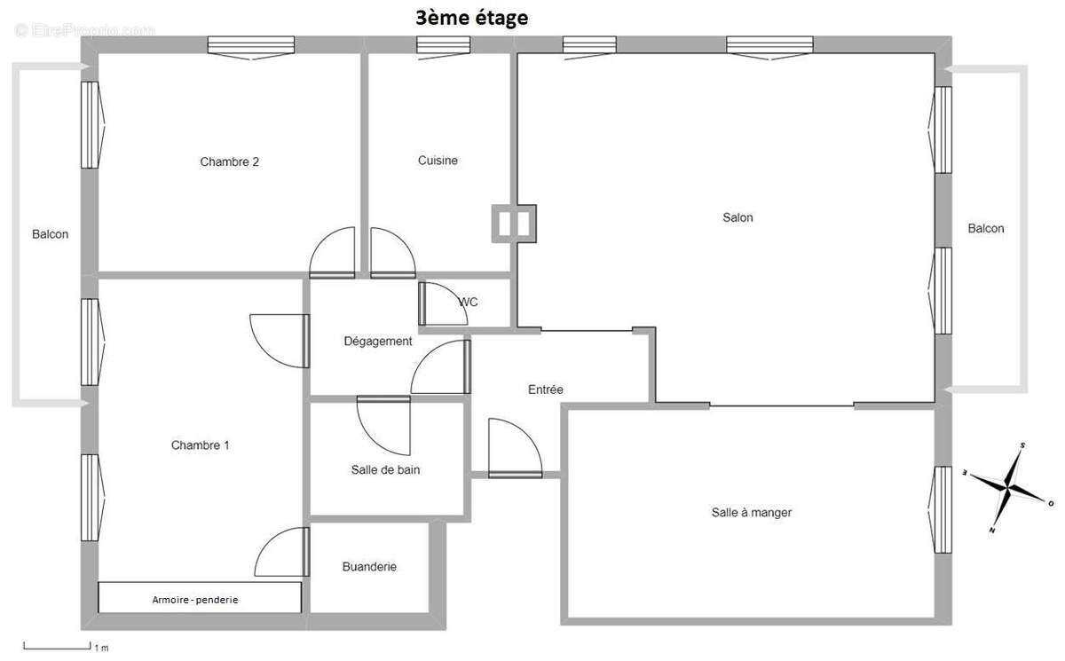 Appartement à VERSAILLES