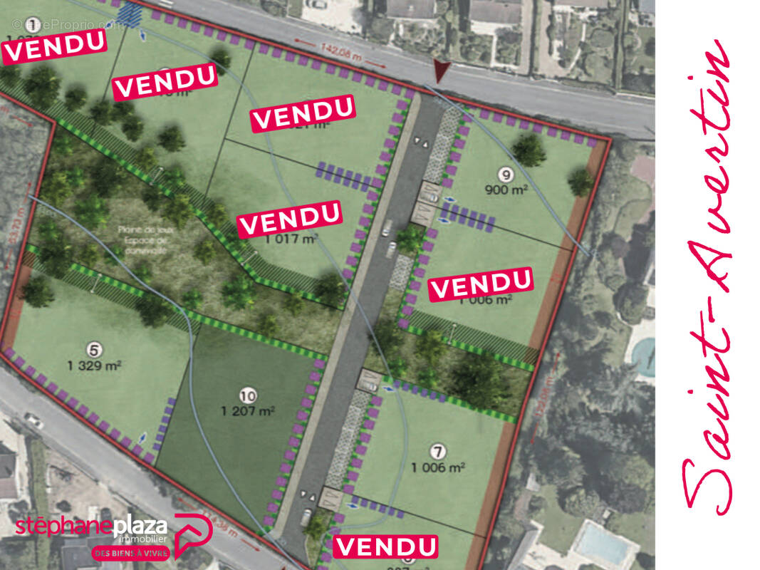 Terrain à SAINT-AVERTIN