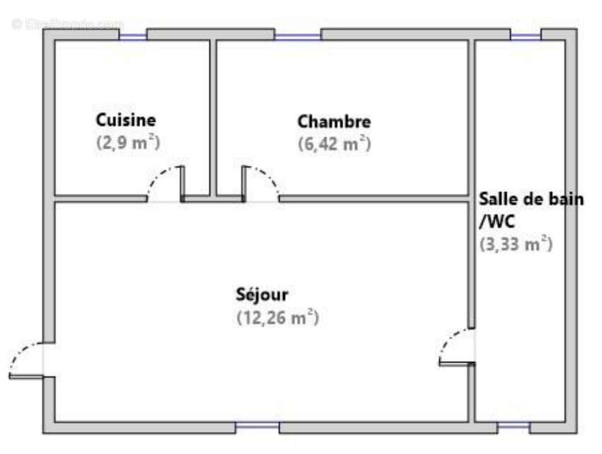 Appartement Dijon 2 pièces 25 m2 - photo 10