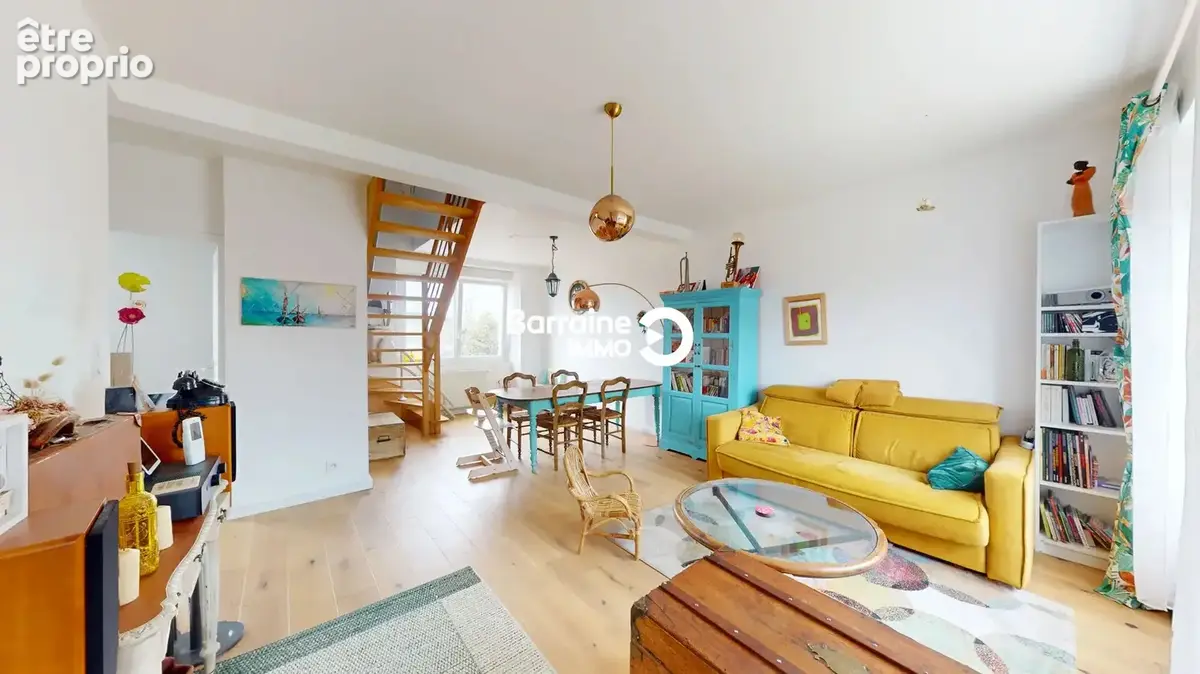 Rare sur le marché! barraine immo - baud - maison de ville en pierres de 130 m2 non mitoyenne  sur terrain de 650m² - photo 3