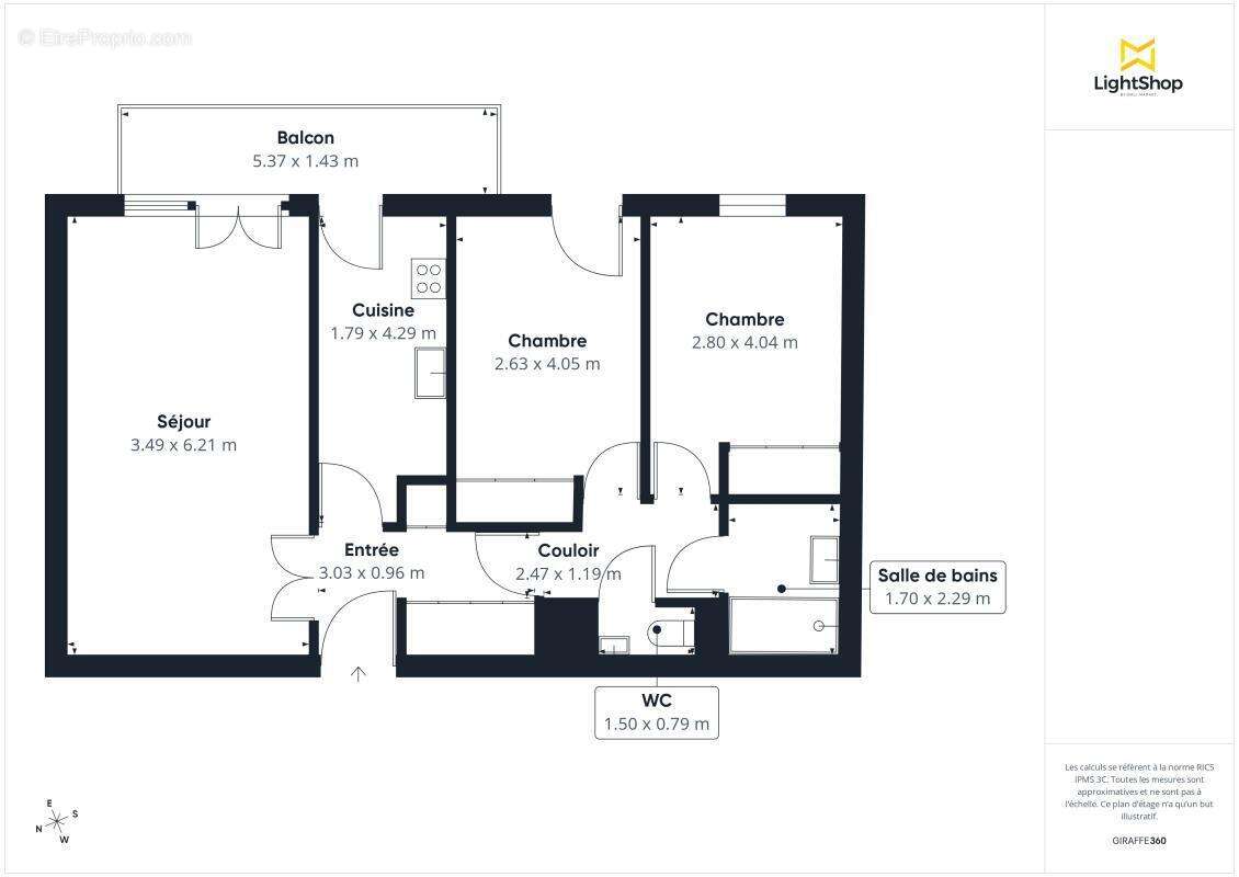 Appartement à BOULOGNE-BILLANCOURT