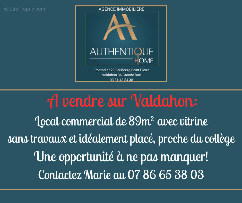 Commerce à VALDAHON