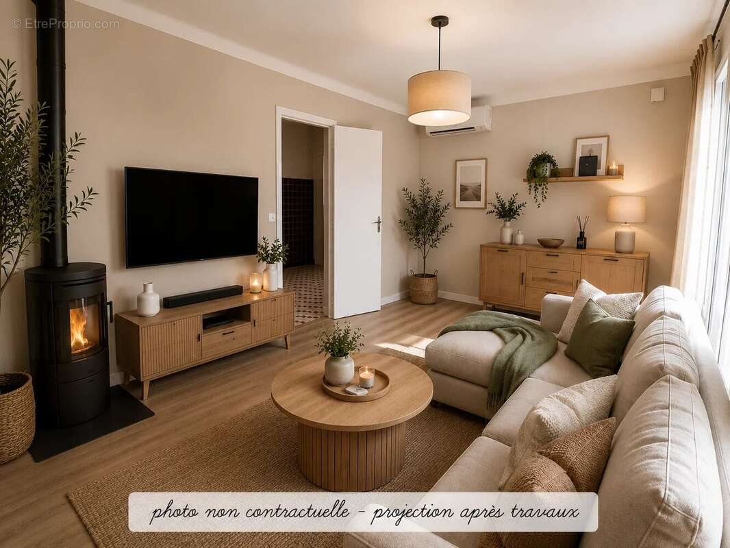 Maison de plain-pied de 77m2 habitables avec garage sur un terrain de 1 560m2 clos - photo 4