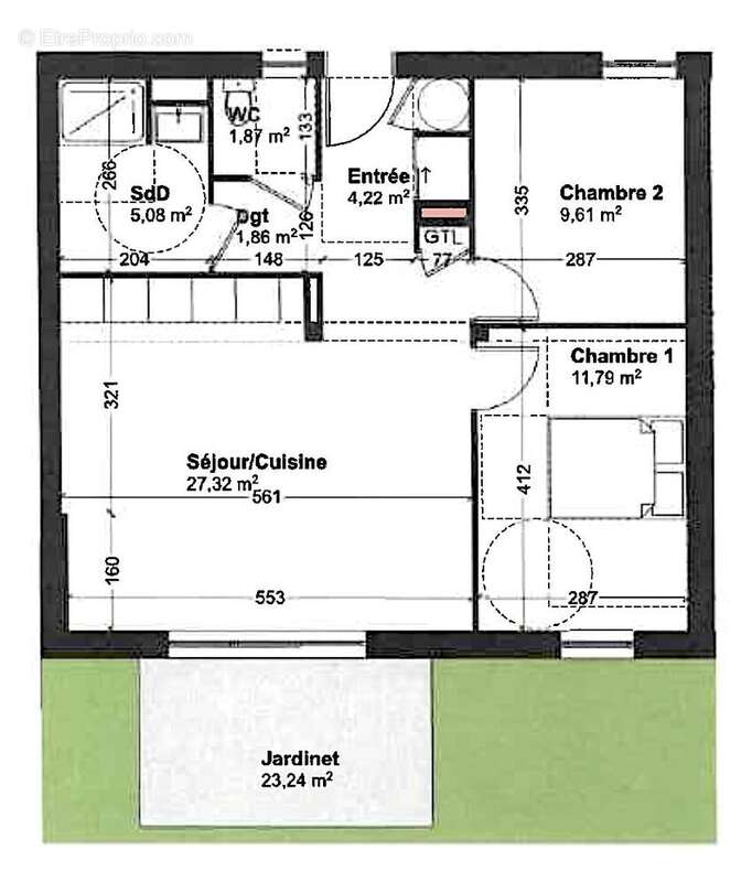 Appartement 61 m² à Crozon  - photo 4