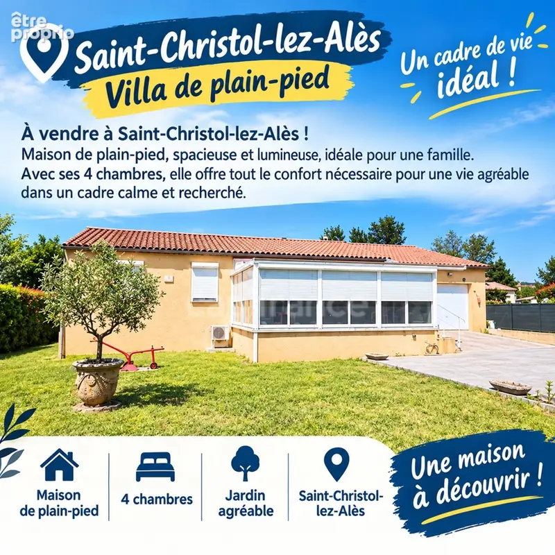 Maison à SAINT-CHRISTOL-LES-ALES