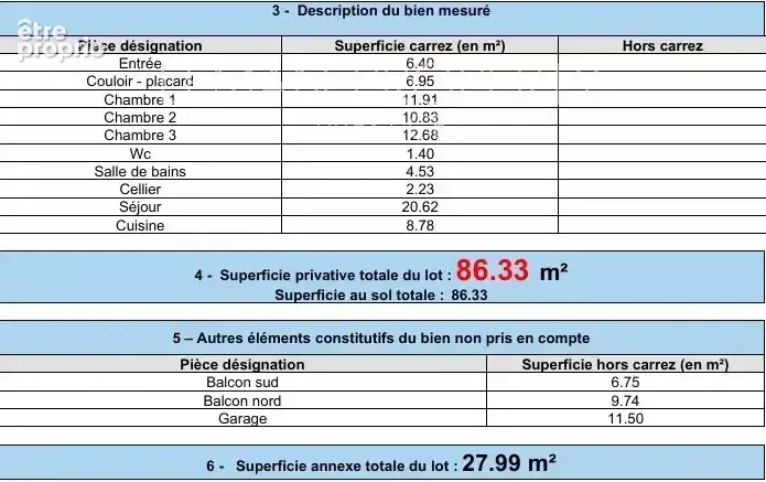 appartement T4 proche du palais des congres - photo 12