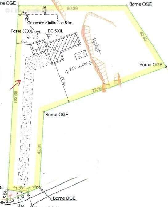 Terrain à SAINT-GEOURS-DE-MAREMNE