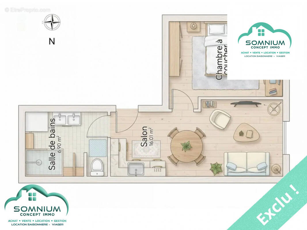 Appartement à FLEURANCE