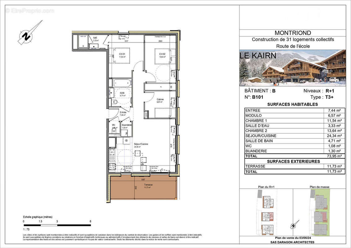 Appartement à MONTRIOND