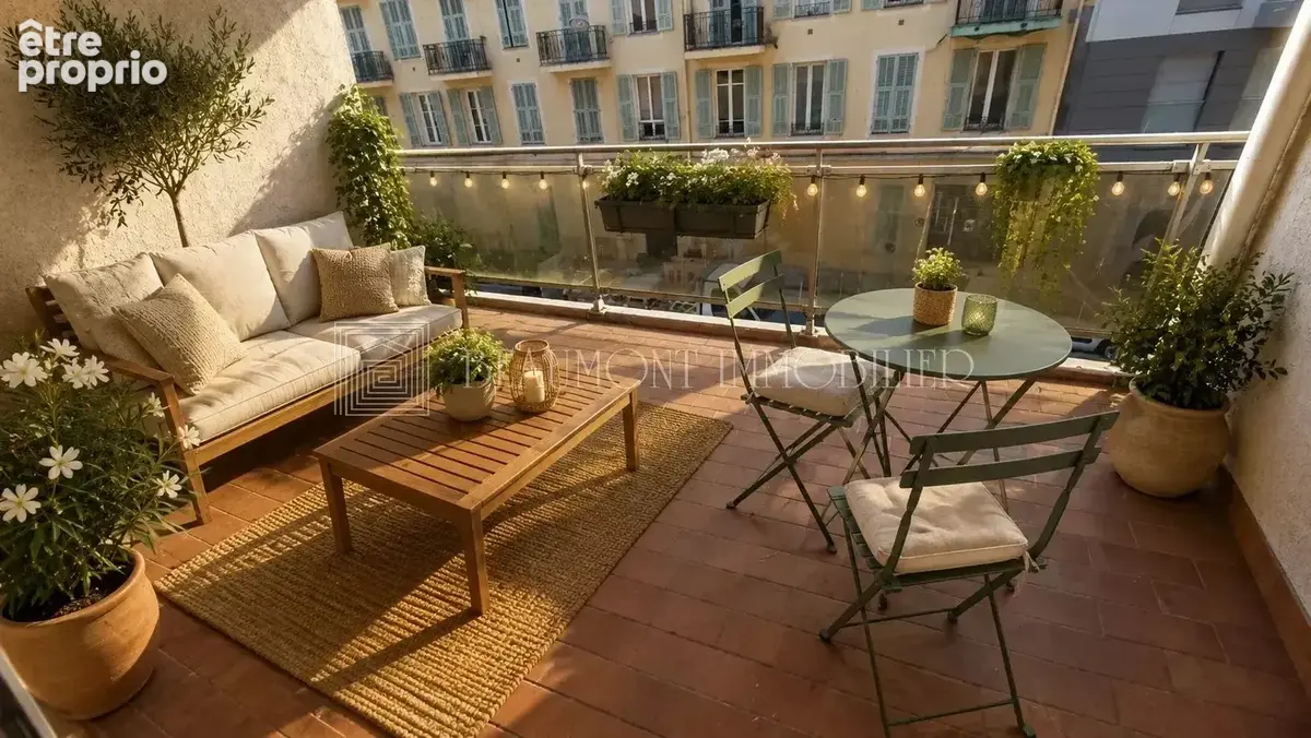2p grande terrasse riquier - photo 4
