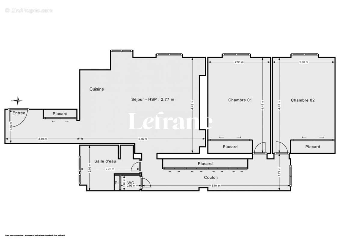 Appartement à PARIS-15E