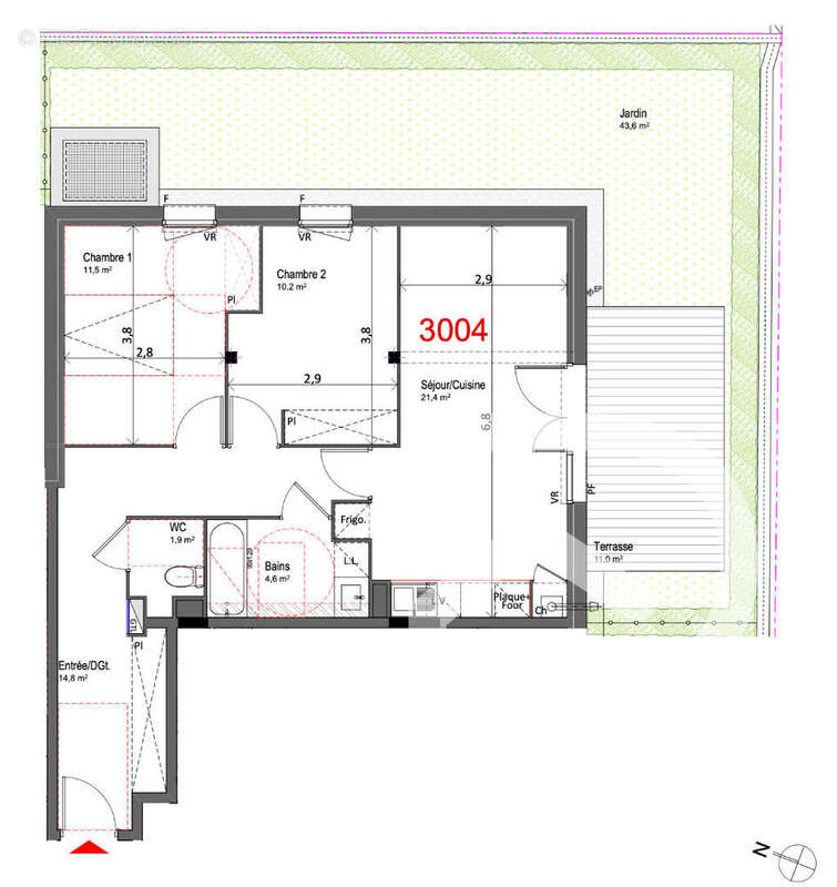 Appartement à TOULOUSE