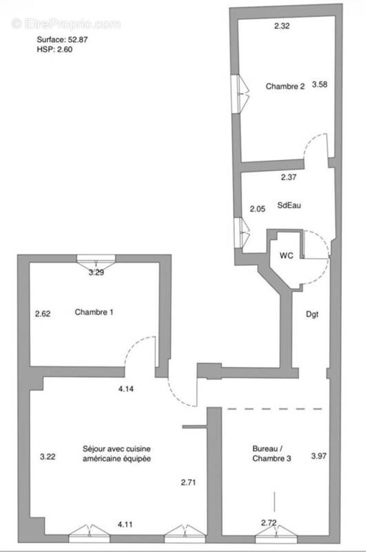 Appartement à PARIS-15E