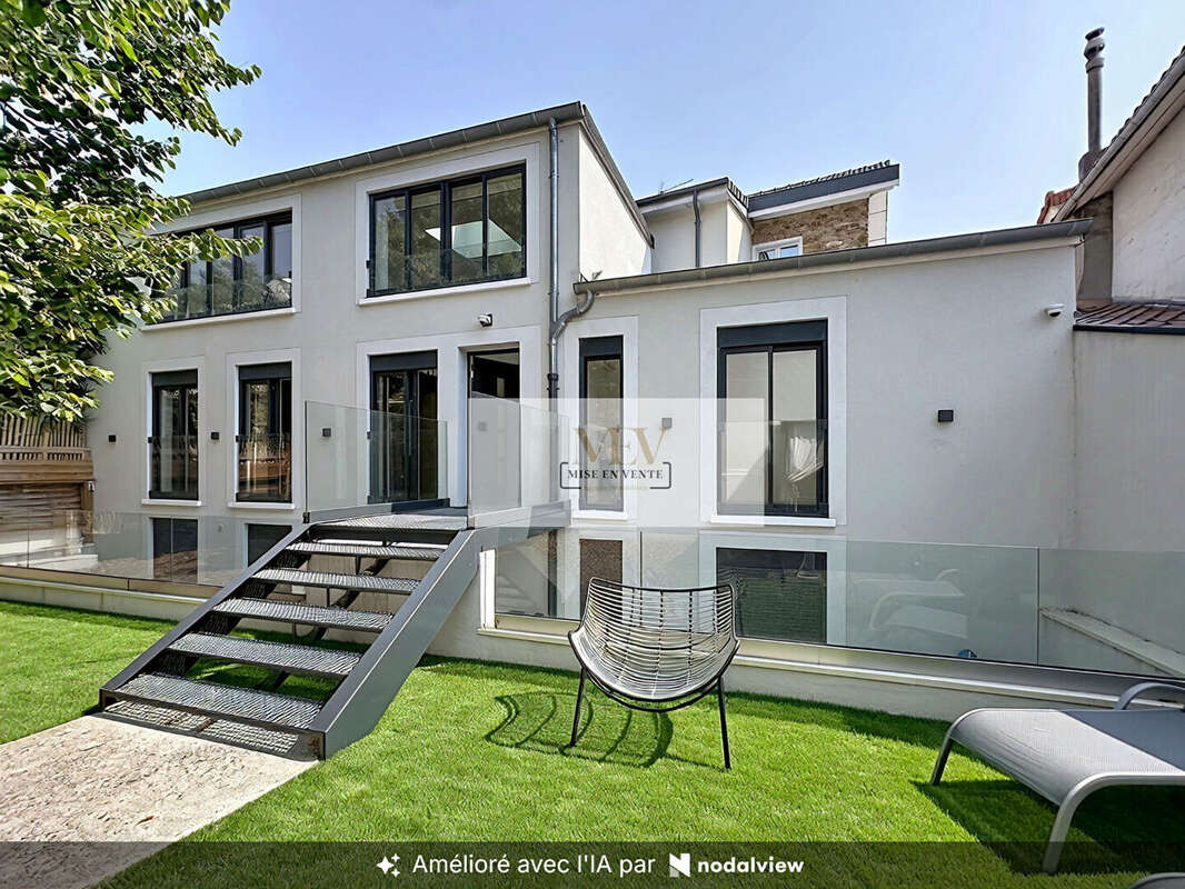 Maison de charme rénovée et agrandie 120 m² - prestations haut de gamme - terrain 293 m² - photo 16