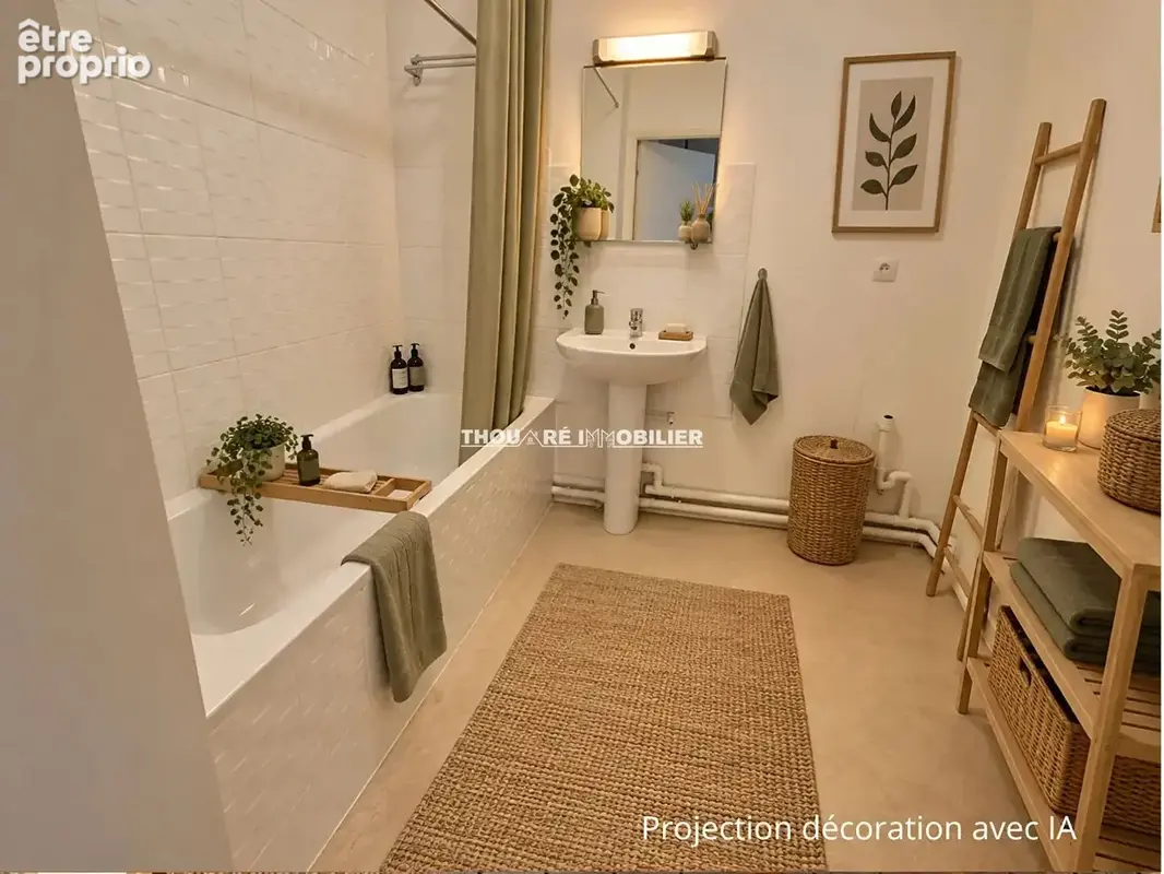 Appart. Thouare Sur Loire 2 pièce(s) 44.49 m2 Ultra centre -  1er étage Ascenseur - photo 6