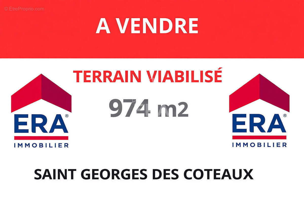 Terrain à SAINT-GEORGES-DES-COTEAUX