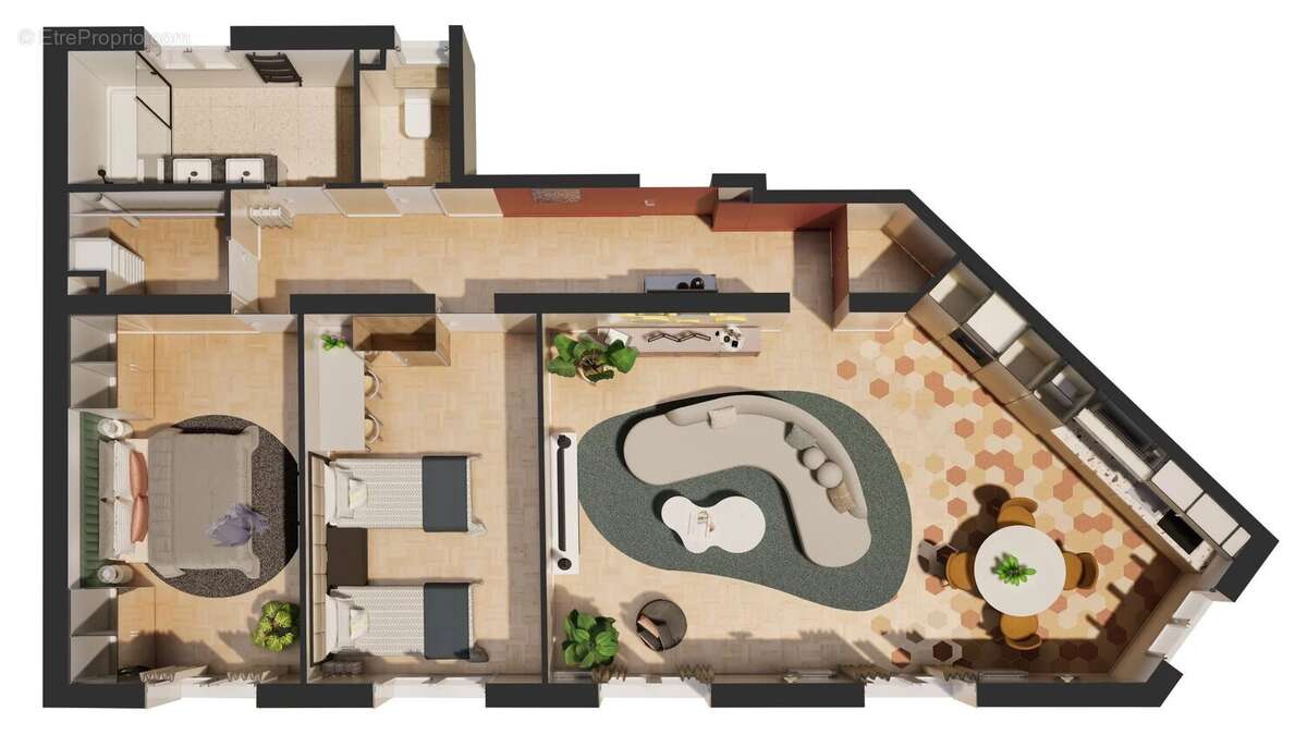 Appartement à PARIS-18E