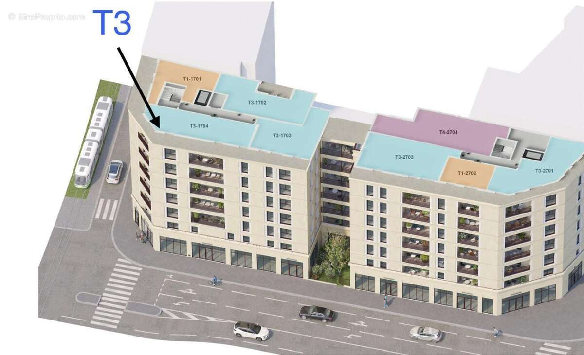 T3 Attique de 93 m² avec terrasse exceptionnelle aux portes de Genève - photo 5