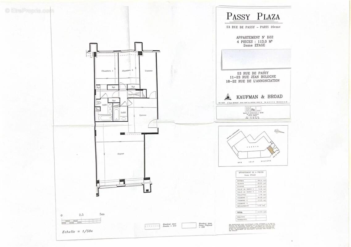 Appartement à PARIS-16E