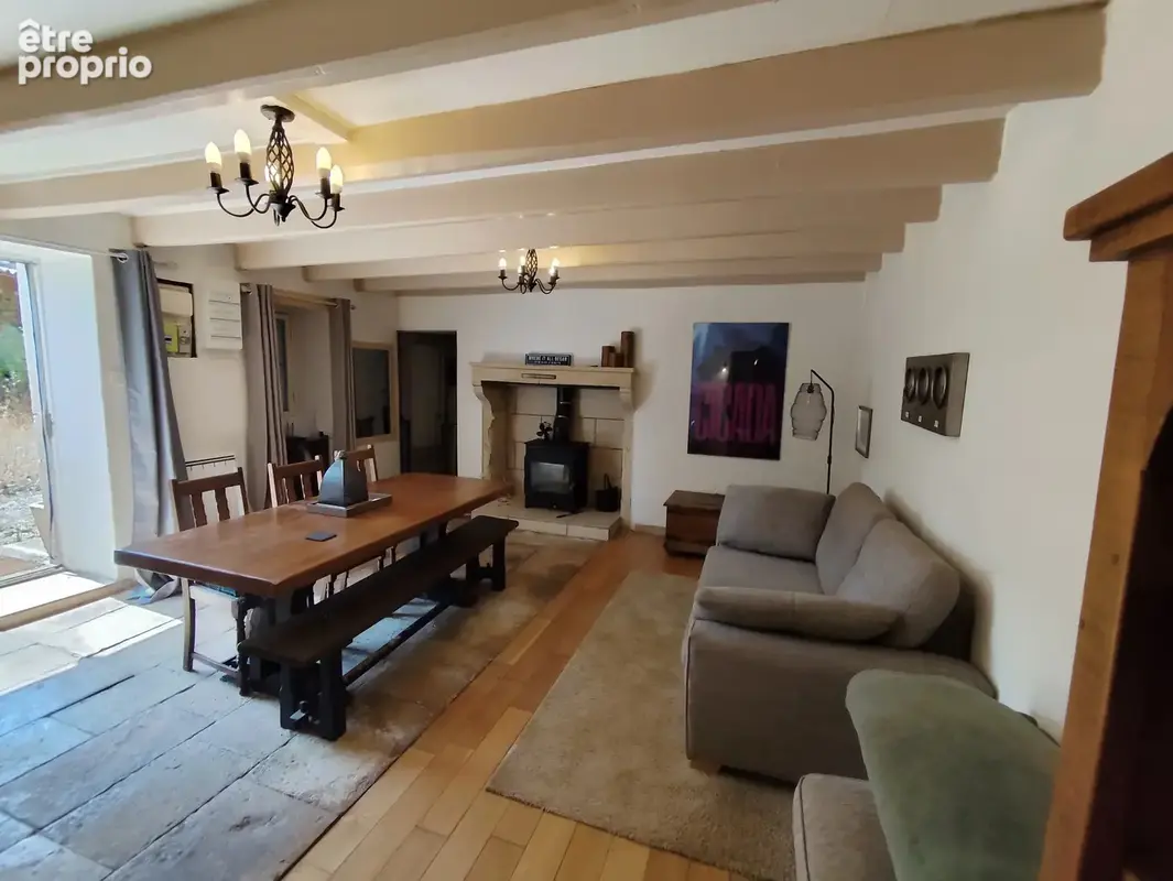 Jolie maison de 2 chambres avec grand jardin et grange, près de Civray - photo 4