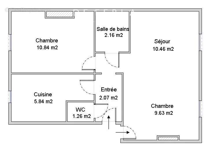 Appartement à PARIS-15E